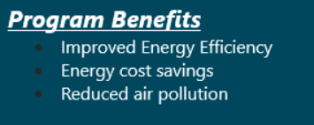text box displaying program benefits