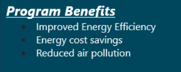 Text box displaying program benefits