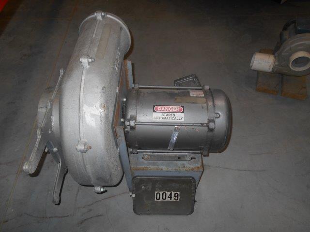 3 Phase, 230/460V, 3450 RPM, 10 HP. centrifugal fan