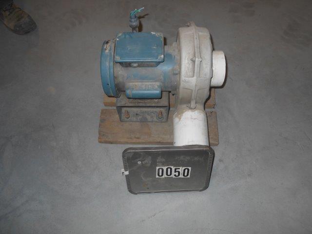 1/2 HP, 3450 RPM, 115 V, 1 Phase centrifugal fan