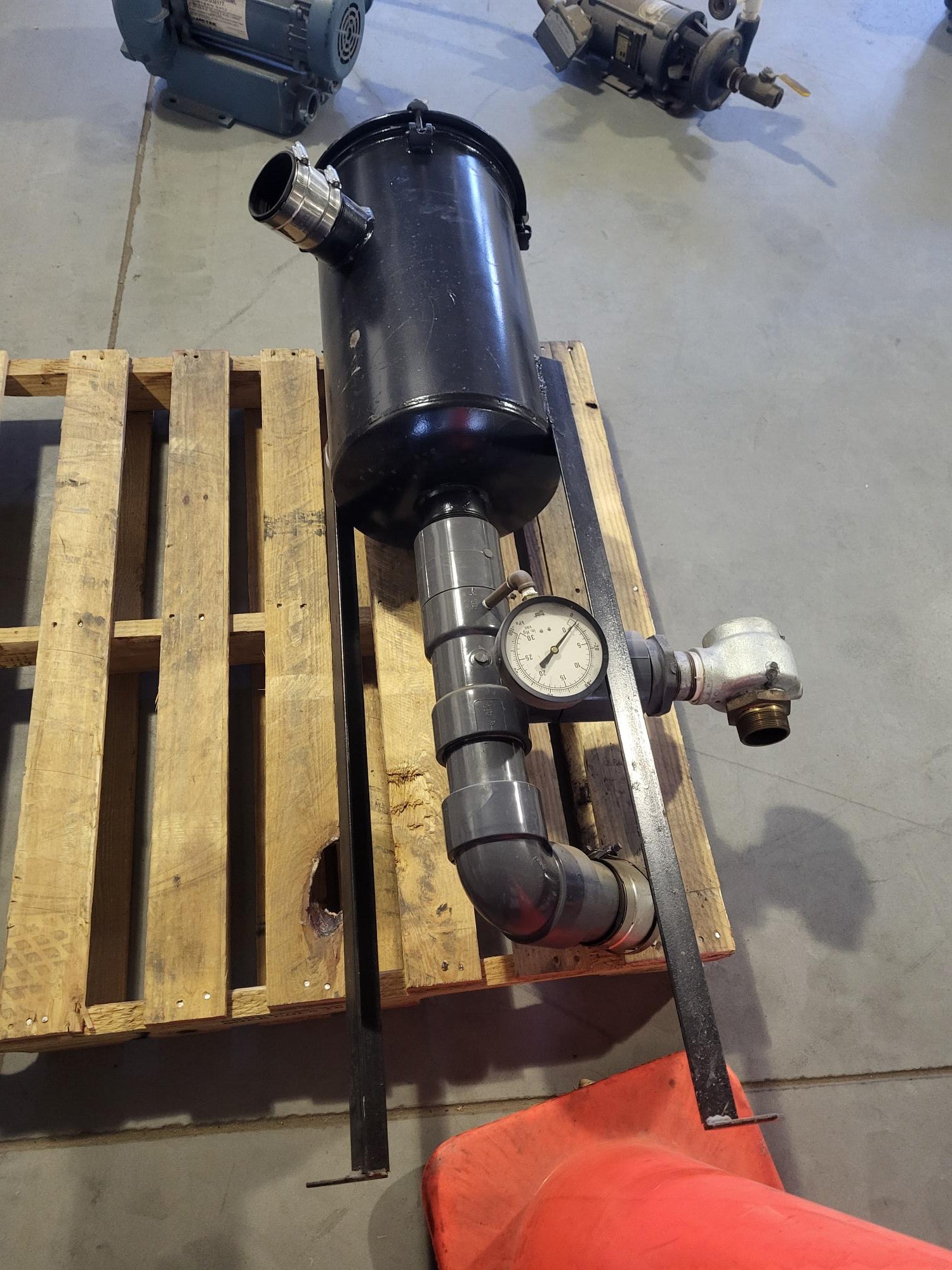 15-HP Motor, 3-PH, Lobe Blower, Filter, Silencer