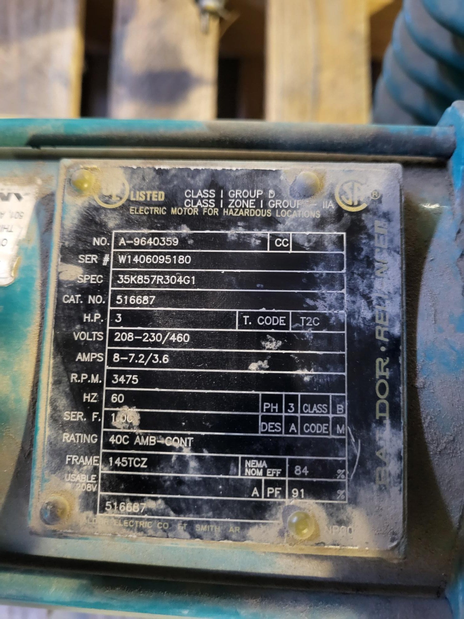 3HP, 3PH Rotron w/filter housing and flow sensor serial tag