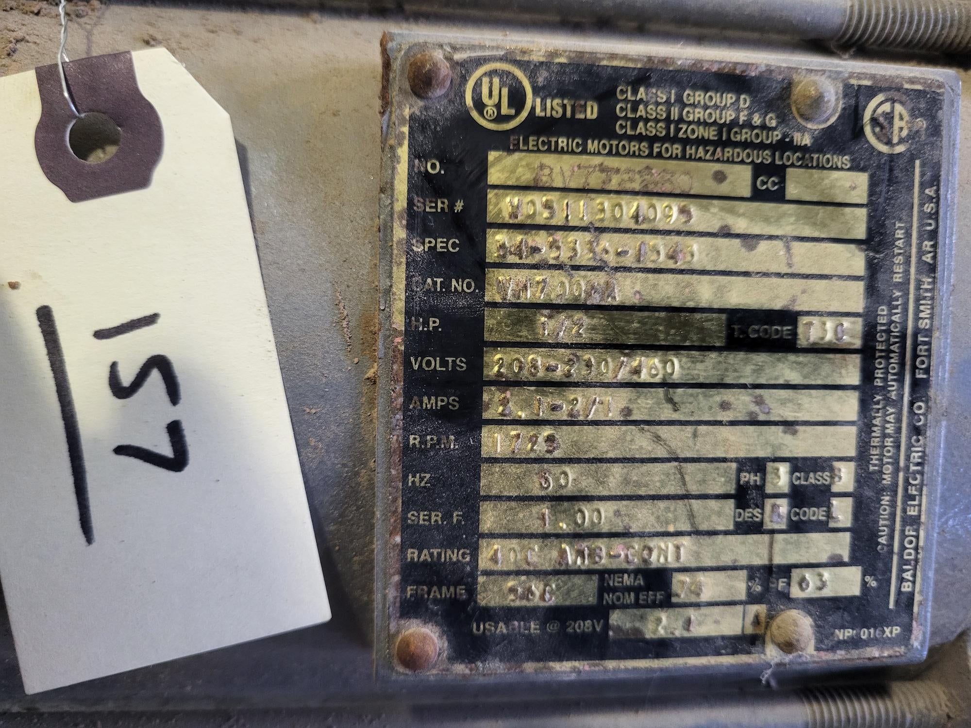 1/2 HP, 3PH, Transfer Pump