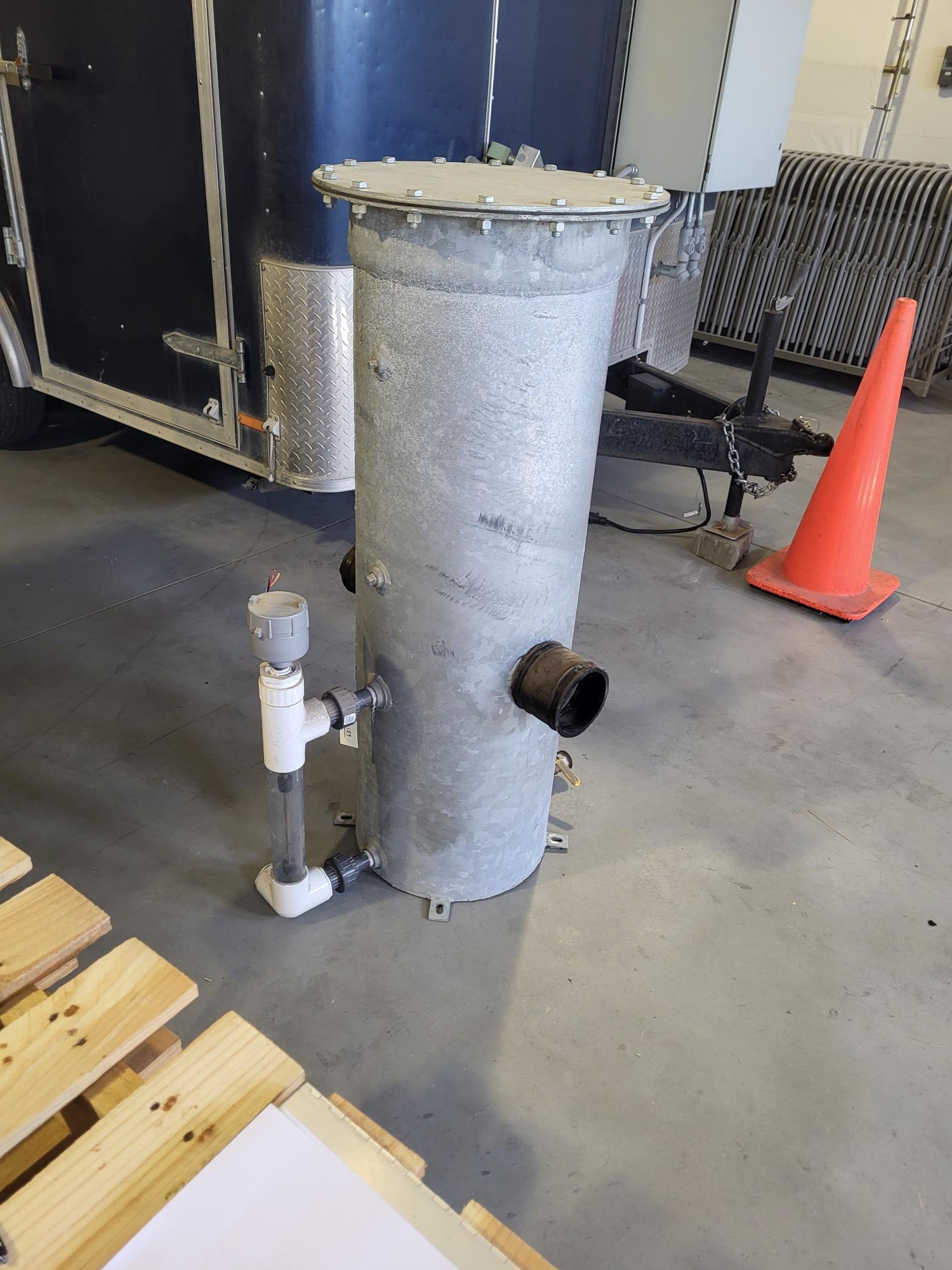 150G galvenized steel tank w/float system