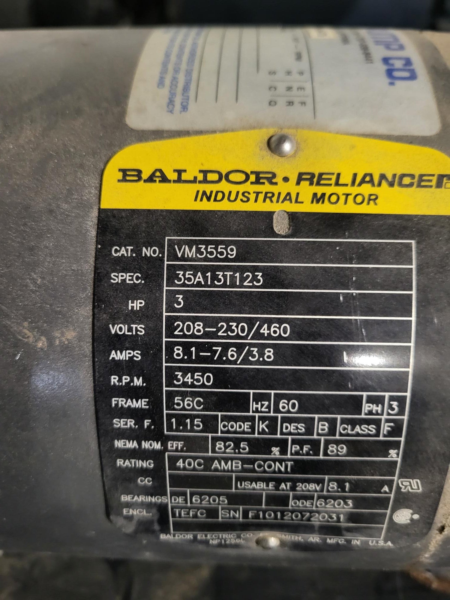 3HP, 3PH, 208-230/460