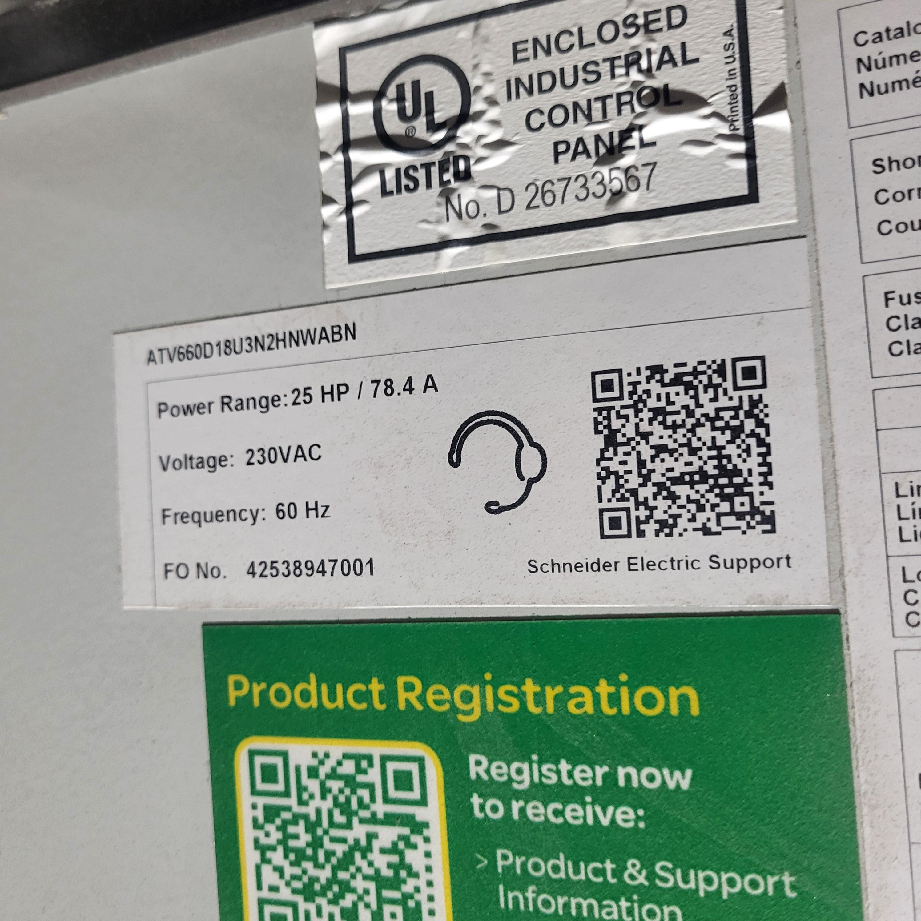 ATV660-18.5kW/25HP-460V