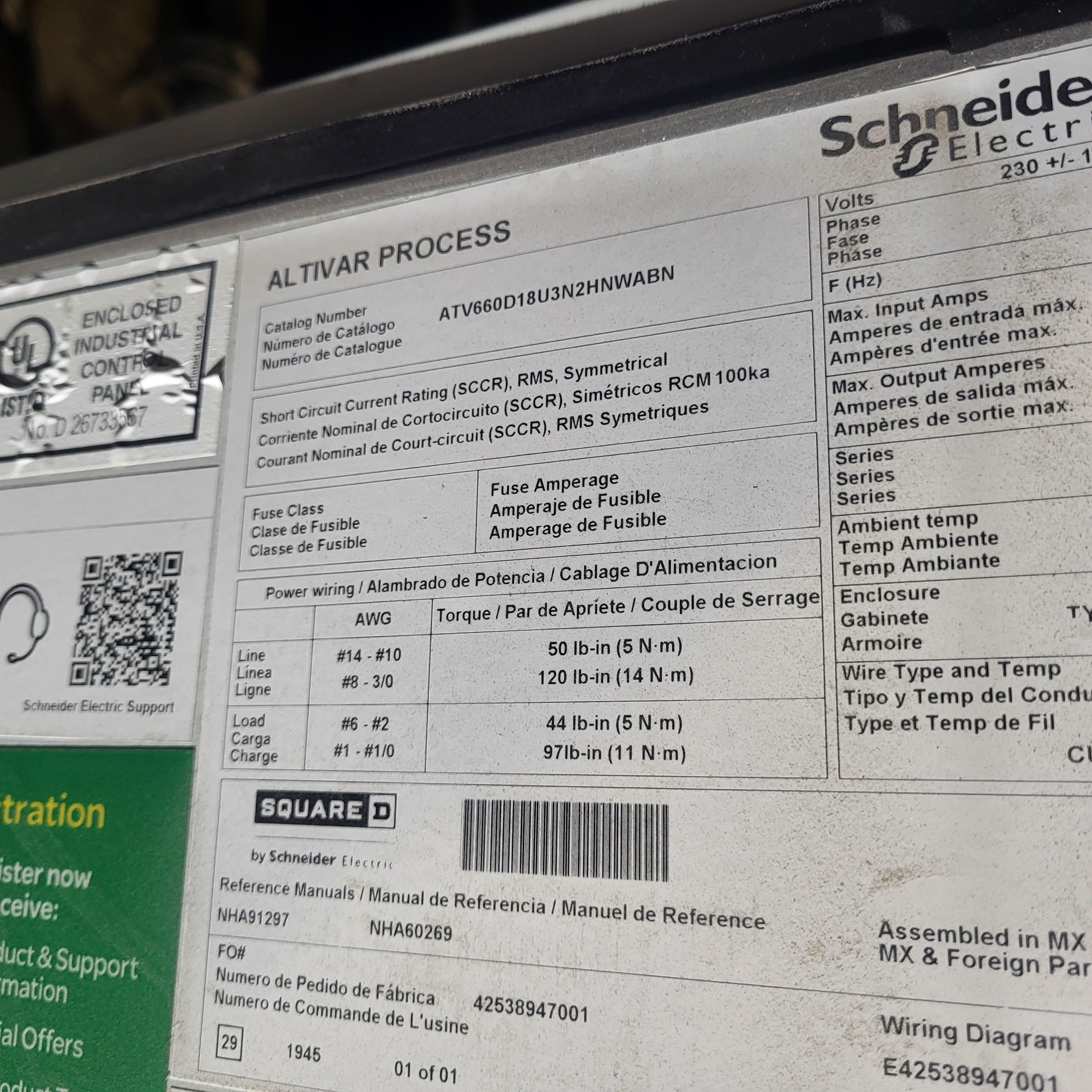 ATV660-18.5kW/25HP-460V