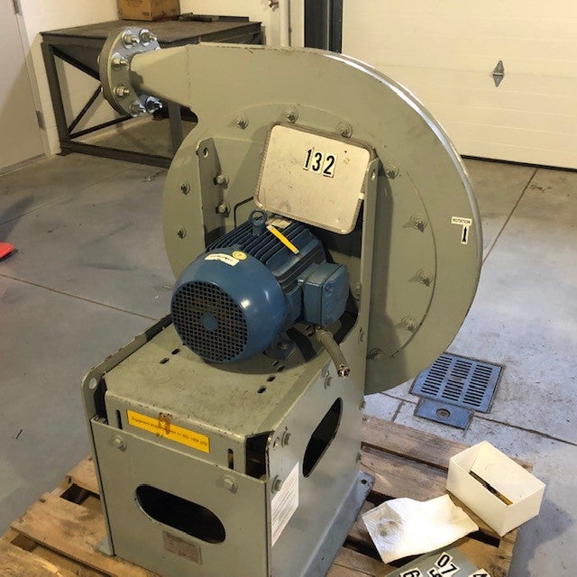 10 HP Fan w/ 3 PH, 10 HP WEG Motor, 208-230/460V centrifugal fan