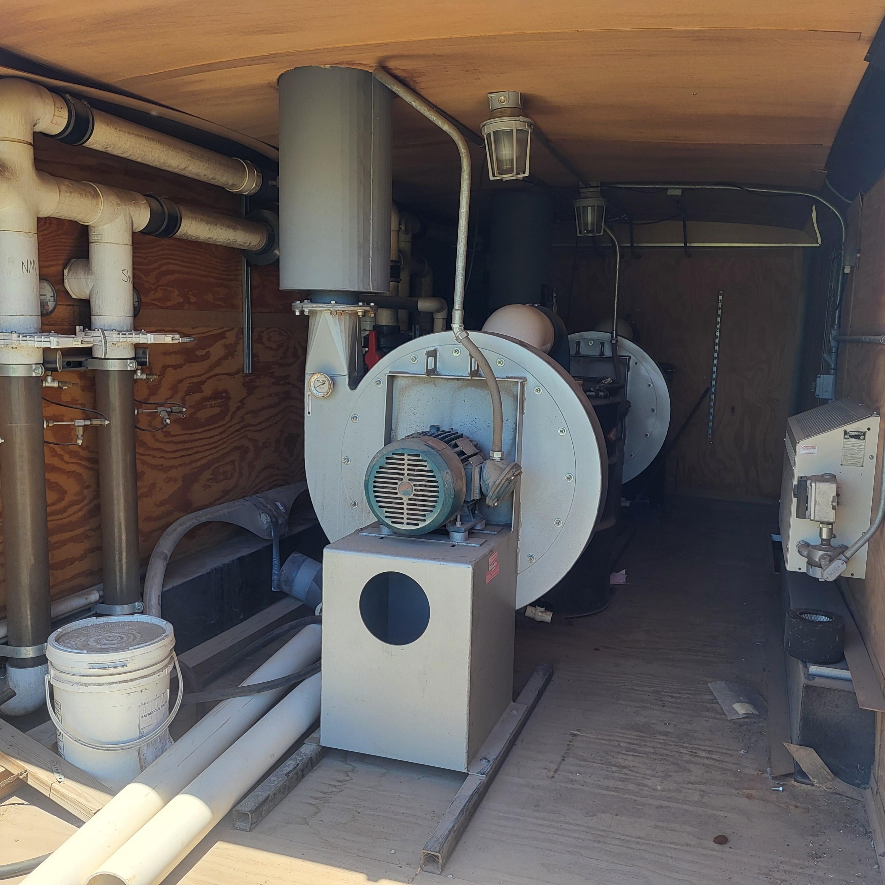 2 radial blade 10-HP, 230/460V, 3PH Blowers, 2x air/water seperators; Last Site IIS# 97816