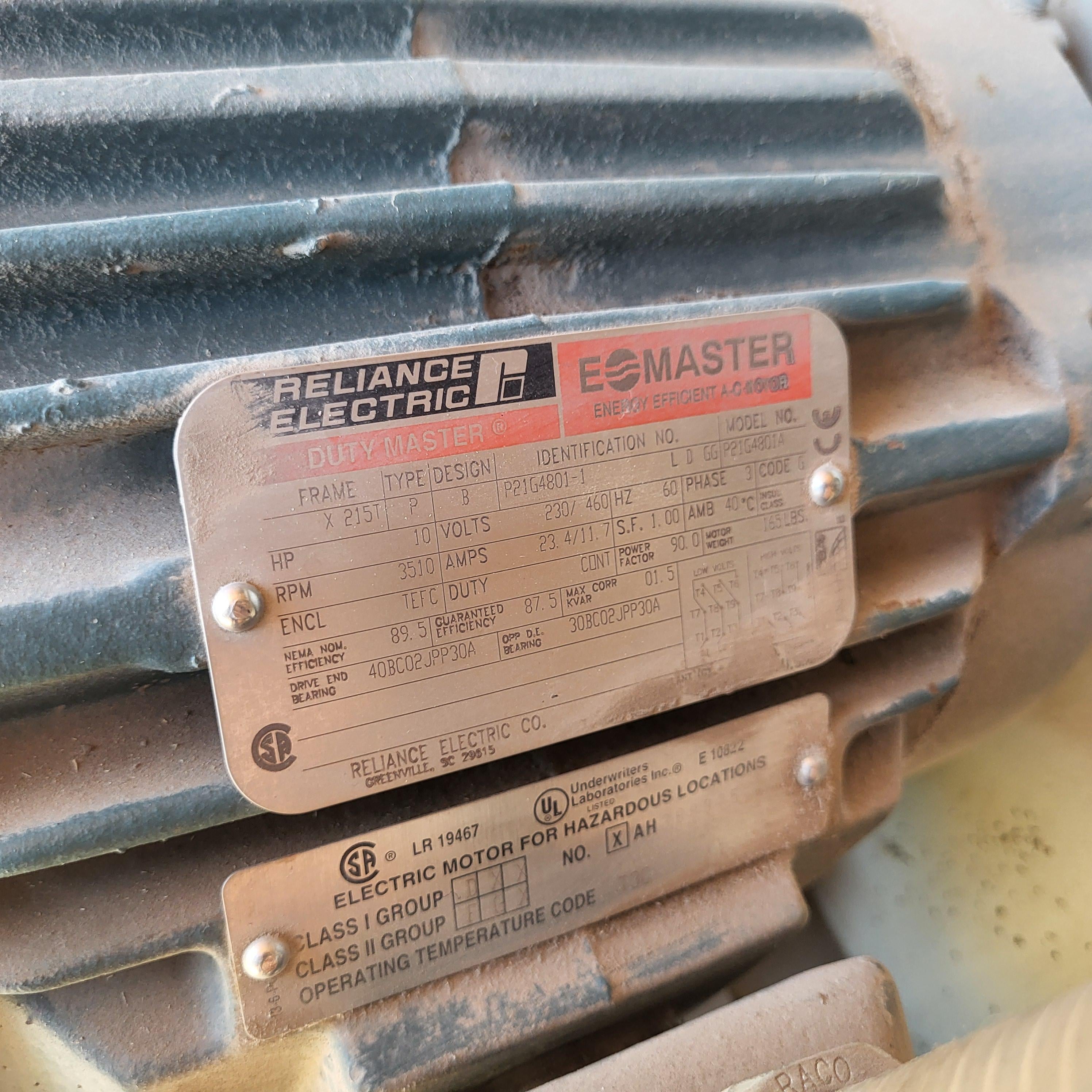 2 radial blade 10-HP, 230/460V, 3PH Blowers, 2x air/water seperators; Last Site IIS# 97816