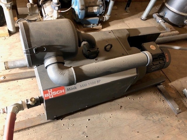 Compressor - Busch Mink MM 1104, Blower - 0.5 HP, Last Site IIS# 9733