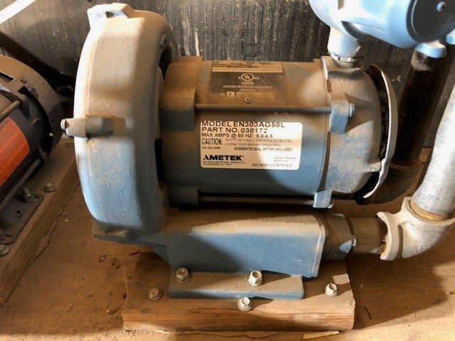 Compressor - Busch Mink MM 1104, Blower - 0.5 HP, Last Site IIS# 9733