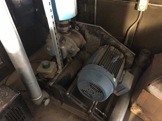 5HP, 3PH Ametek Rotron, 5HP, 3PH Marathon Powerex Oilless Scroll Compressor, Tank, XP Fan, Self Contained Job Box w/Control Panel