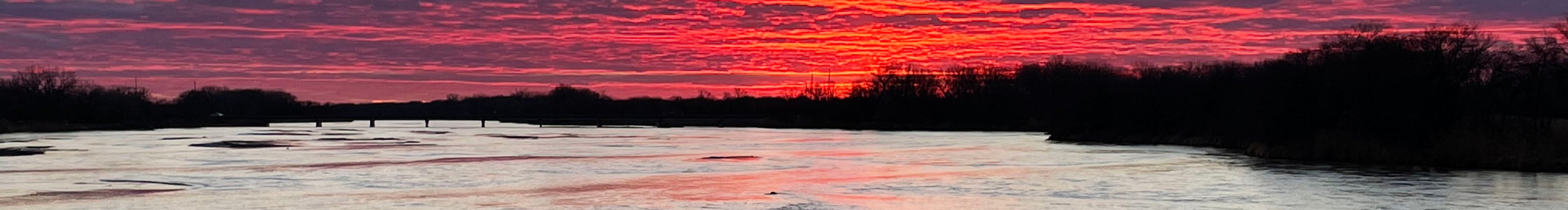 Platte River Sunset picture