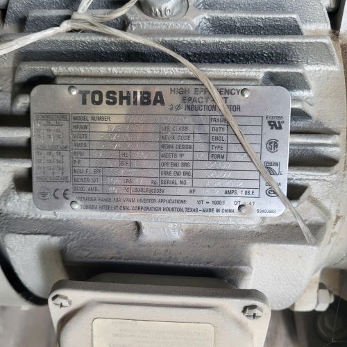 Becker AS Motor Spec Plate