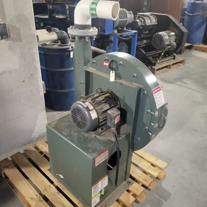 Blower w/5HP Baldor Motor, 3PH, 208-230/460 centrifugal fan