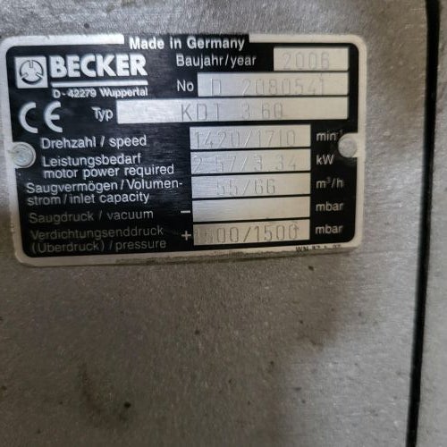 5HP, 3PH, AS unit serial tag