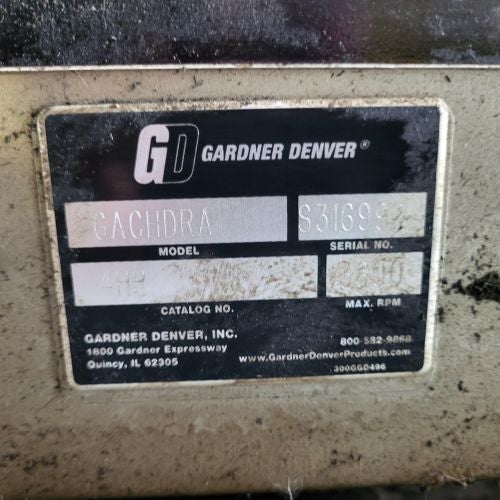 15HP, 3PH, Teco motor on Rotary Lobe w/silencer