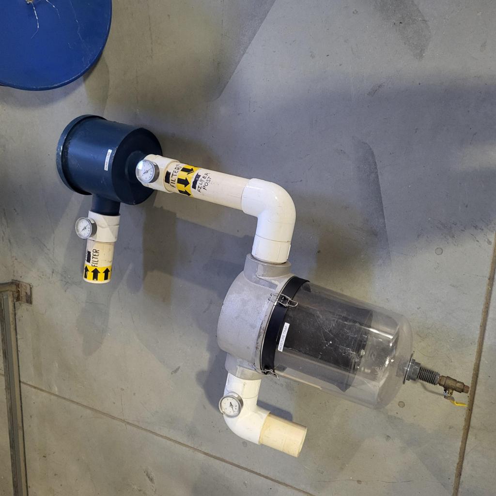 Image of blower filter for tank system