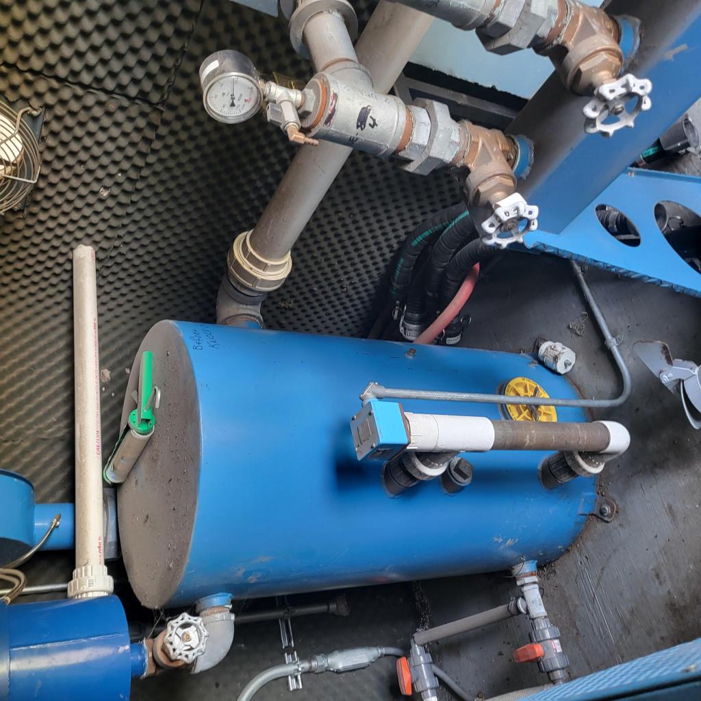 Last Site -  IIS# 46179,  7.5 HP, 3PH-motor, Gardner Denver Sutorbilt Model 4L-Rotary Lobe, AS rated 40 SCFM @ 8PSIG @ 1500' Elevation