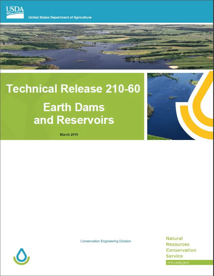 Earthen Dams and Resrvoirs cover