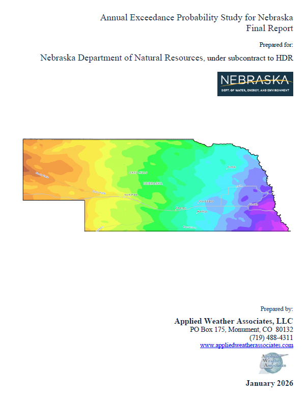 Cover Page for Annual Exceedance Study Report