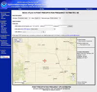 NOAA map screenshot