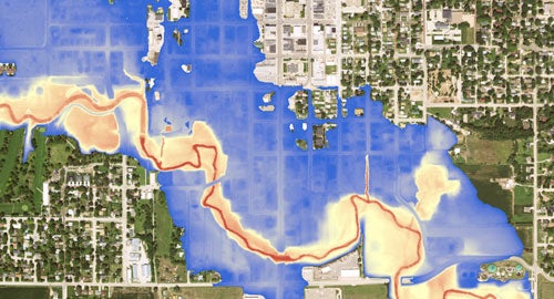 Flood Risk Products Map