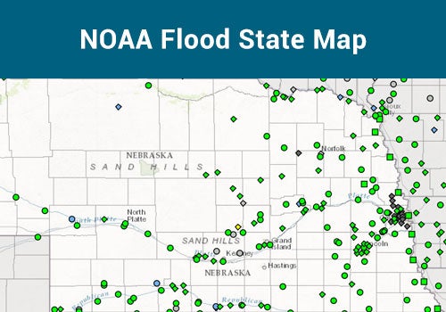 NOAA Flood State Map Picture with Link