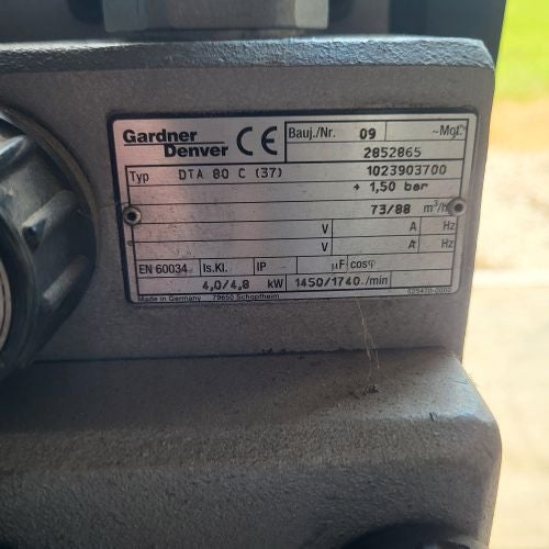 picture of compressor spec plate
